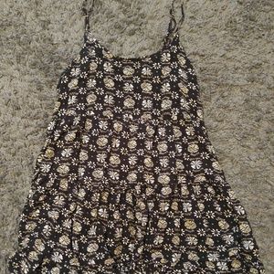 Black floral dress/tunic